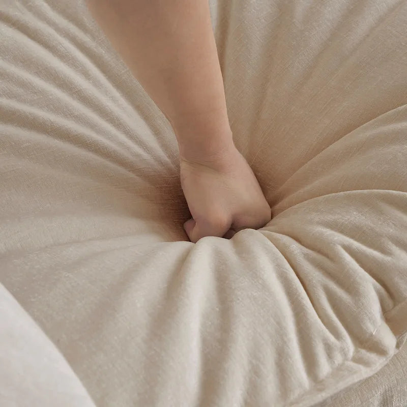 Fauteuil d'appoint avec pouf