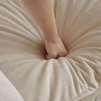 Fauteuil d'appoint avec pouf