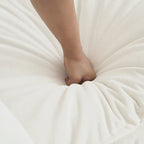 Fauteuil d'appoint avec pouf