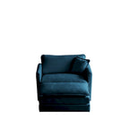 Fauteuil d'appoint avec pouf