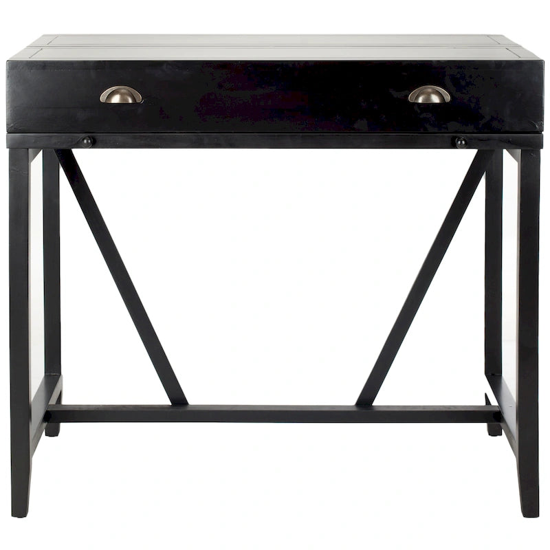 Bureau avec plateau rabattable et tiroirs cachés