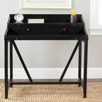 Bureau avec plateau rabattable et tiroirs cachés