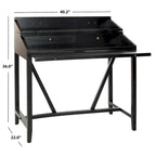 Bureau avec plateau rabattable et tiroirs cachés