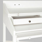 Bureau avec plateau rabattable et tiroirs cachés