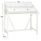 Bureau avec plateau rabattable et tiroirs cachés