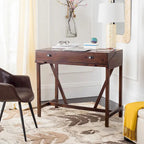 Bureau avec plateau rabattable et tiroirs cachés