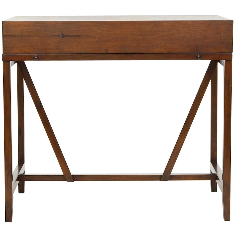 Bureau avec plateau rabattable et tiroirs cachés
