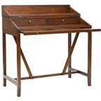 Bureau avec plateau rabattable et tiroirs cachés