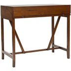 Bureau avec plateau rabattable et tiroirs cachés