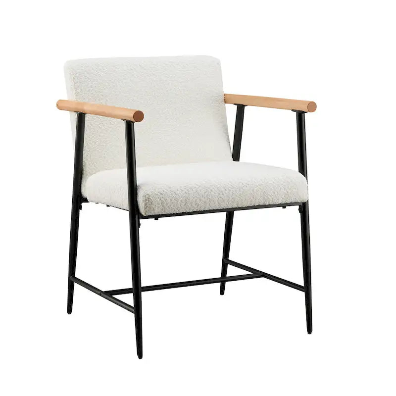 Lot de 2 chaises de salle à manger en tissu