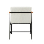 Lot de 2 chaises de salle à manger en tissu
