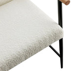 Lot de 2 chaises de salle à manger en tissu