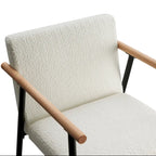 Lot de 2 chaises de salle à manger en tissu