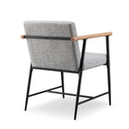 Lot de 2 chaises de salle à manger en tissu