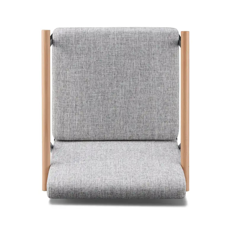 Lot de 2 chaises de salle à manger en tissu