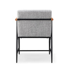 Lot de 2 chaises de salle à manger en tissu
