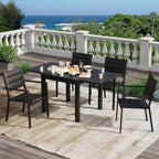 Table à manger de terrasse extensible
