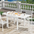 Table à manger de terrasse extensible