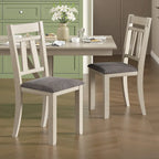 Ensemble table de salle à manger extensible avec banc et chaises, en bois massif