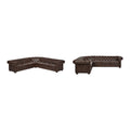 Canapé d'angle Chesterfield 7 places