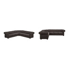 Canapé d'angle Chesterfield 7 places