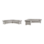 Canapé d'angle Chesterfield 7 places