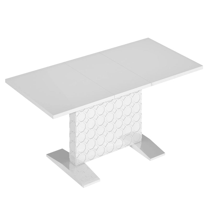 Table à manger ronde à pied central, 36x36 pouces (plusieurs options de finition)