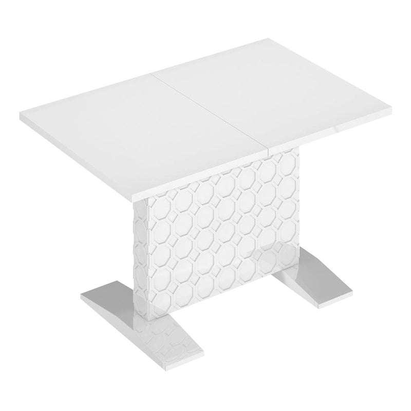 Table à manger ronde à pied central, 36x36 pouces (plusieurs options de finition)