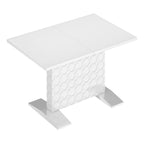 Table à manger ronde à pied central, 36x36 pouces (plusieurs options de finition)