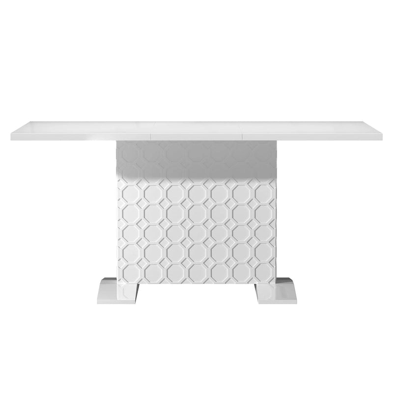 Table à manger ronde à pied central, 36x36 pouces (plusieurs options de finition)