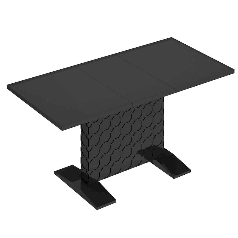 Table à manger ronde à pied central, 36x36 pouces (plusieurs options de finition)