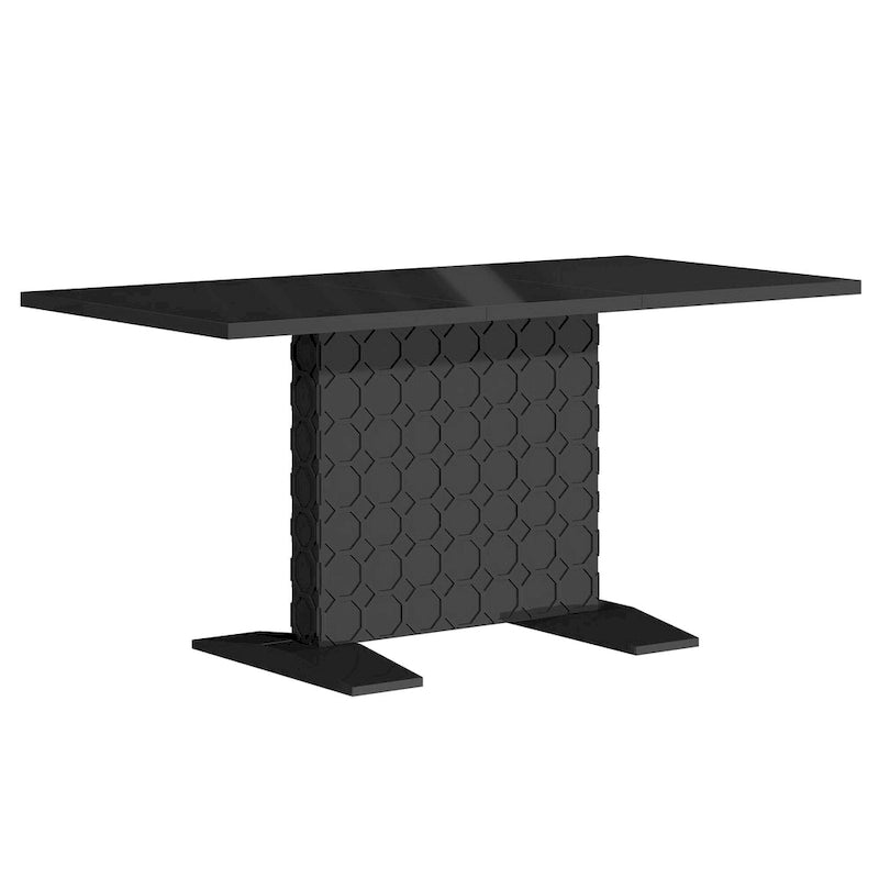 Table à manger ronde à pied central, 36x36 pouces (plusieurs options de finition)