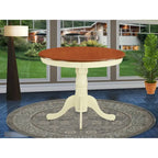 Table de salle à manger ronde sur pied, 36x36 pouces (finitions disponibles)