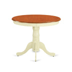 Table de salle à manger ronde sur pied, 36x36 pouces (finitions disponibles)