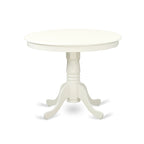 Table de salle à manger ronde sur pied, 36x36 pouces (finitions disponibles)