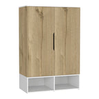 Rose Double Armoire avec tringle à vêtements
