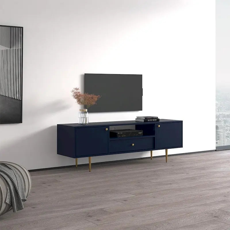 Meuble TV de 160 cm avec rangement