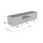 Meuble TV de 160 cm avec rangement