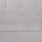 Banc de rangement capitonné en tissu 42 po