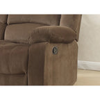 Ensemble de salon inclinable contemporain marron 2 pièces
