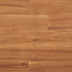 Table basse en bois d'acacia massif avec étagère inférieure