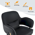 Fauteuil de barbier pivotant avec pompe hydraulique et hauteur réglable