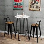Table de bistrot ronde hauteur bar