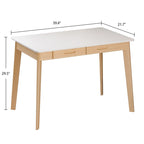 Bureau classique avec tiroirs