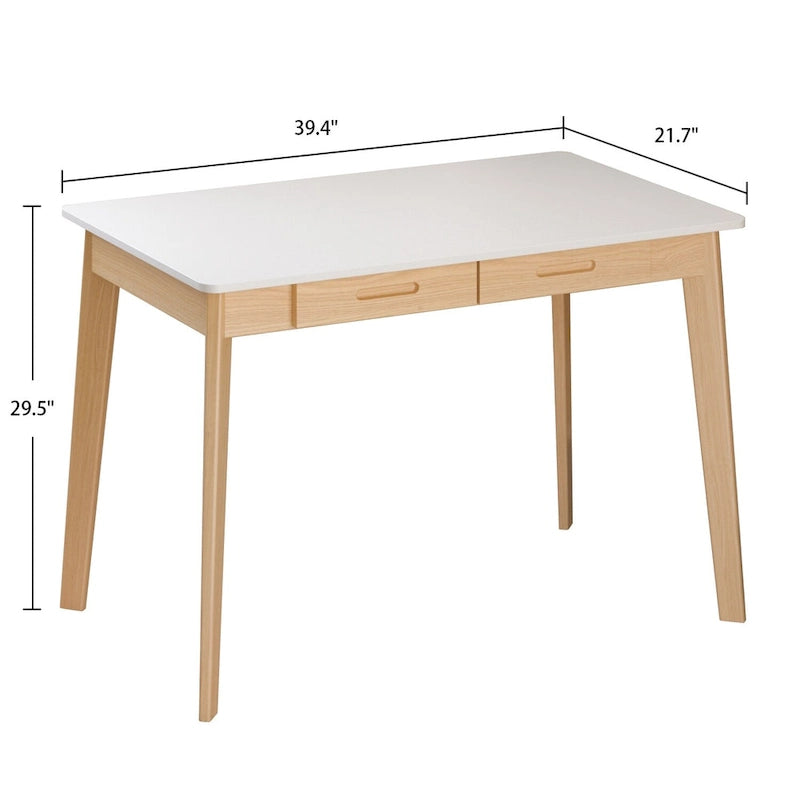 Bureau classique avec tiroirs