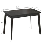 Bureau classique avec tiroirs