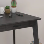 Bureau classique avec tiroirs