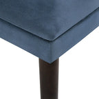 Ensemble de salle à manger Andrea 7 pièces – Table en bois espresso avec chaises en velours