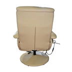 Fauteuil inclinable de massage électrique avec pouf