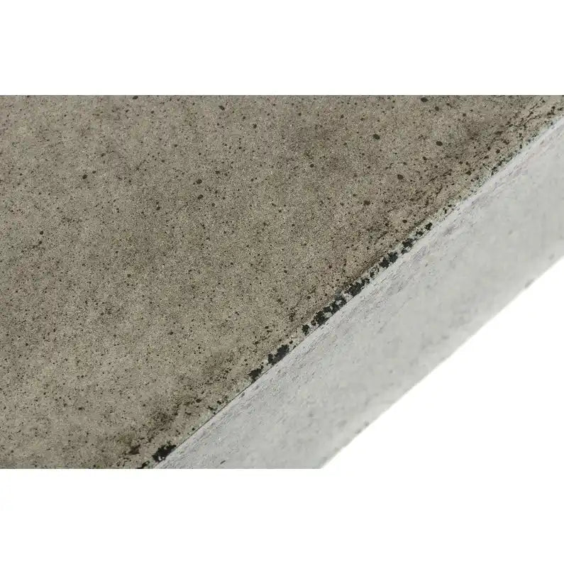 Table basse carrée avec plateau en béton, 43L x 43P x 12H pouces, gris